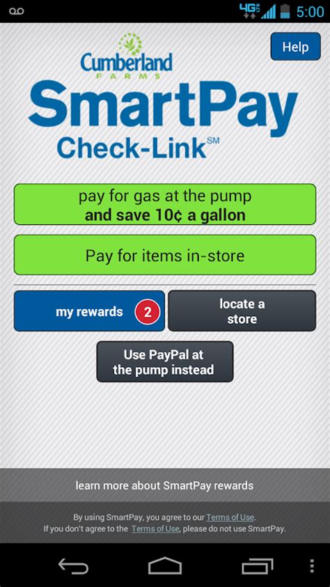 can you connect credit card to cumberland smart pay|Cumberland Farms SmartPay Check.